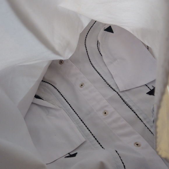 Western Rodeo Boho Embroidered Long Sleeve Button Down Front Blouse Top - Picture 11 of 11